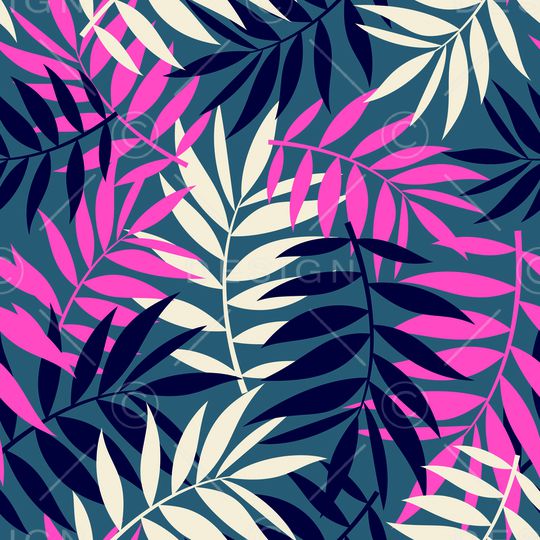 绿植树叶印花华亿平台图片