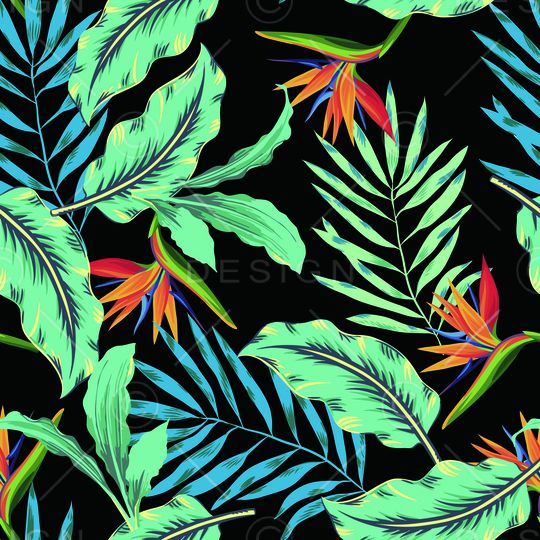 绿植树叶印花华亿平台图片