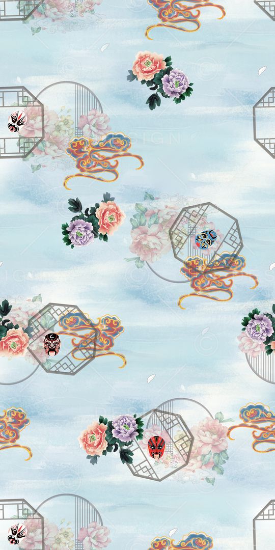 时尚印花华亿平台图片