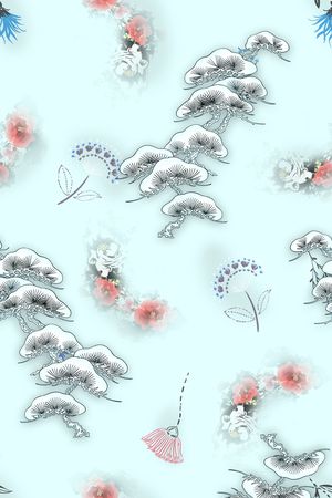 时尚印花华亿平台图片