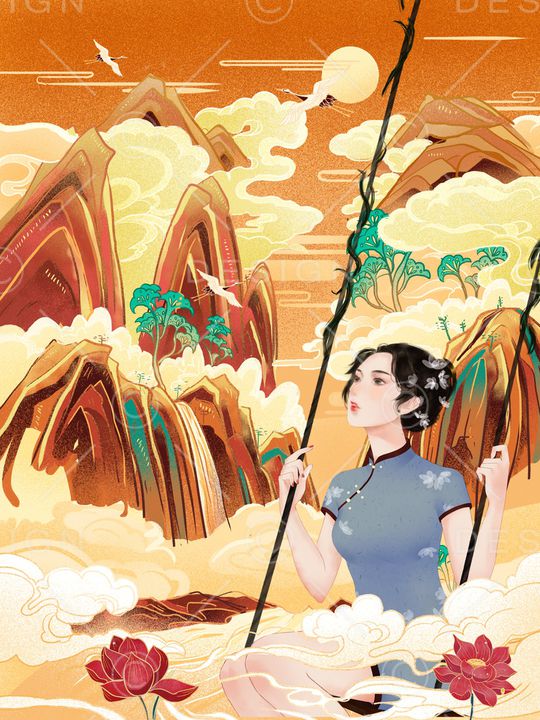 定位花印花华亿平台图片