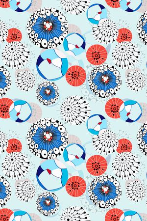 几何印花华亿平台图片