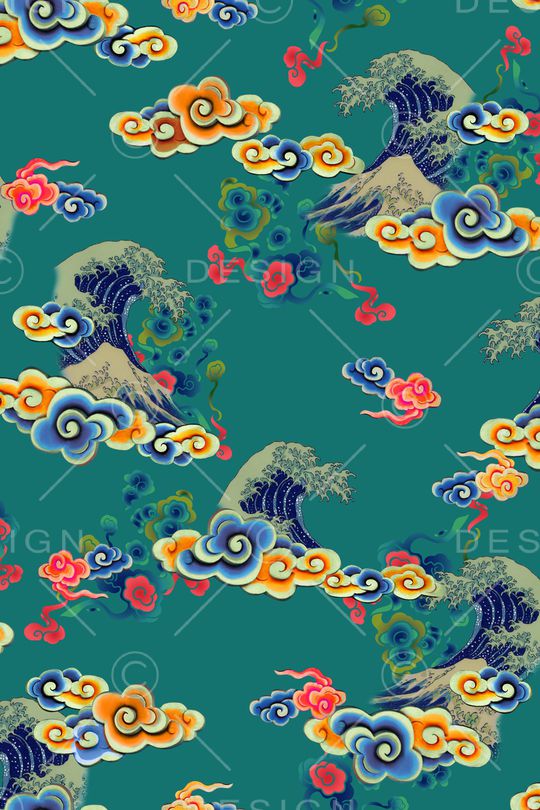 祥云印花华亿平台图片