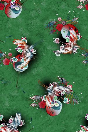 香云纱印花华亿平台图片