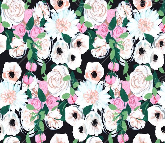 虞美人印花华亿平台图片