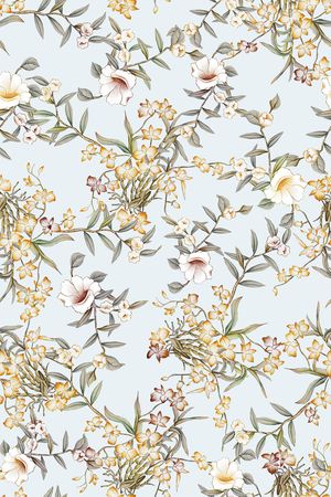 绿植树叶印花华亿平台图片