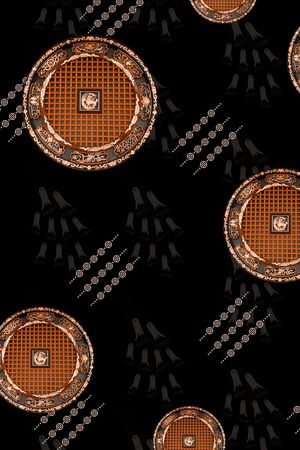 几何印花华亿平台图片