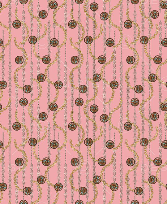 连衣裙印花华亿平台图片