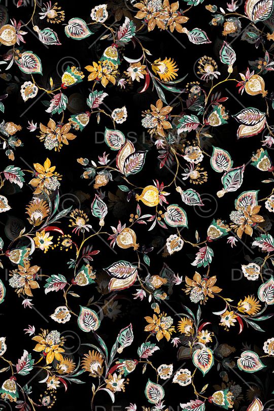 佩斯利印花华亿平台图片