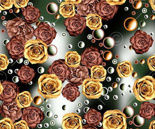 玫瑰花印花华亿平台图片