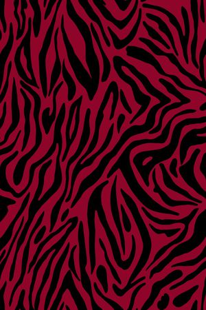 斑马纹印花华亿平台图片