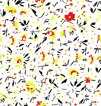 连衣裙印花华亿平台图片