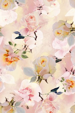 玫瑰花印花华亿平台图片