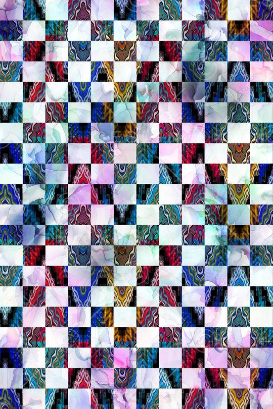 几何印花华亿平台图片