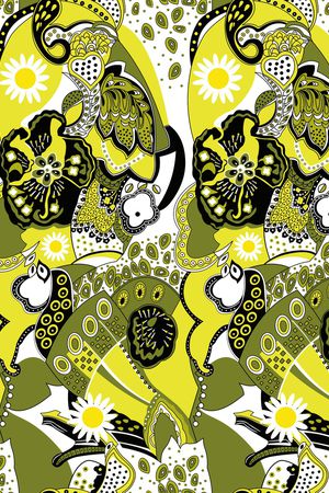 几何印花华亿平台图片