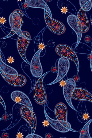 黑底花卉印花华亿平台图片