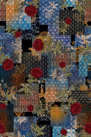 绿植树叶印花华亿平台图片