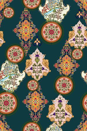 民族风印花华亿平台图片