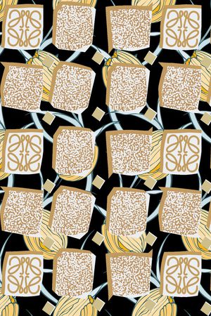 几何印花华亿平台图片