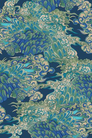 几何印花华亿平台图片