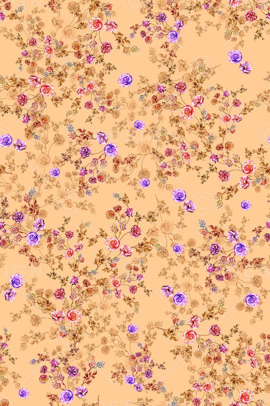 绿植树叶印花华亿平台图片