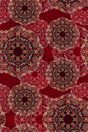 传统纹样印花华亿平台图片