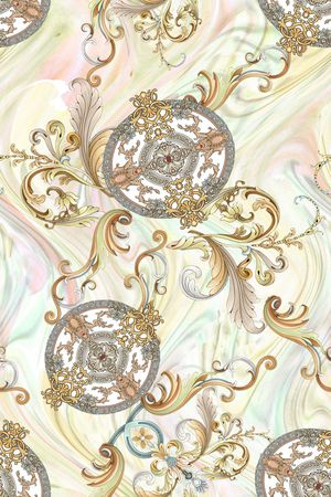 抽象印花华亿平台图片