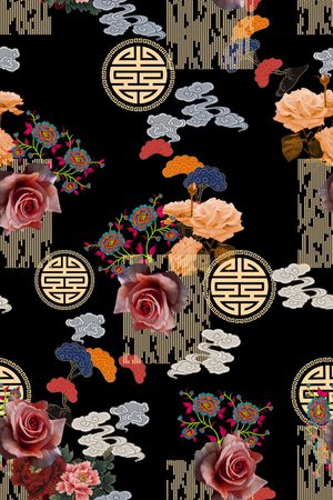 祥云印花华亿平台图片