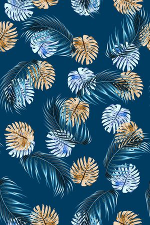 绿植树叶印花华亿平台图片