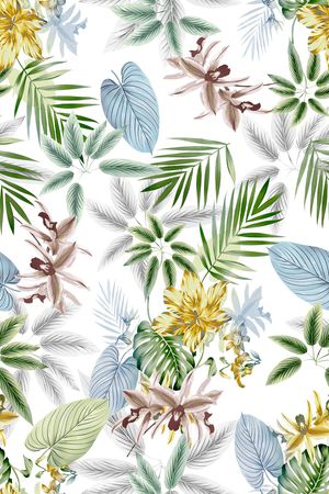 绿植树叶印花华亿平台图片