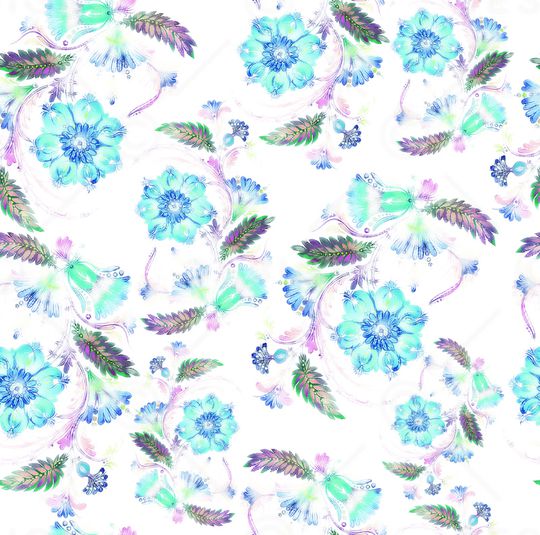 绿植树叶印花华亿平台图片