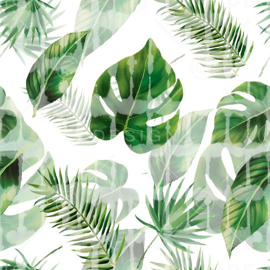 绿植树叶印花华亿平台图片