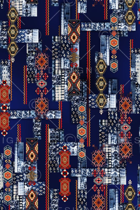 几何印花华亿平台图片