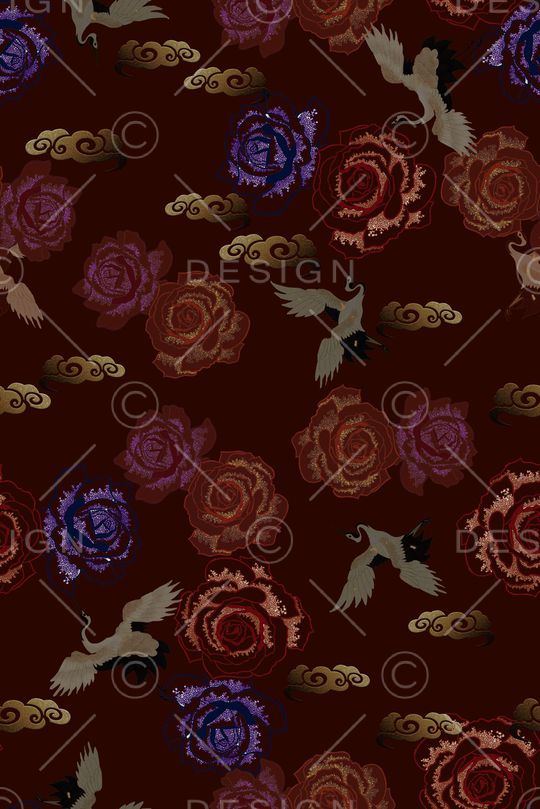 祥云印花华亿平台图片