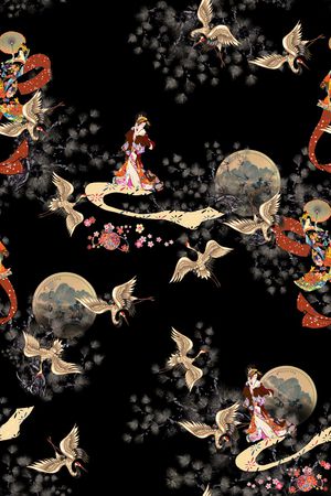 女装印花华亿平台图片