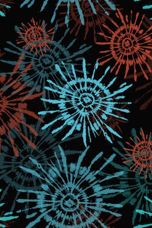 扎染华亿平台印花华亿平台图片