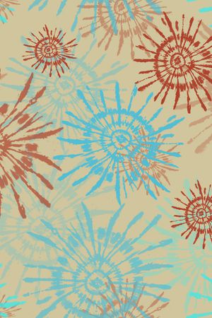 扎染华亿平台印花华亿平台图片