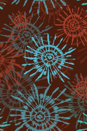 扎染华亿平台印花华亿平台图片