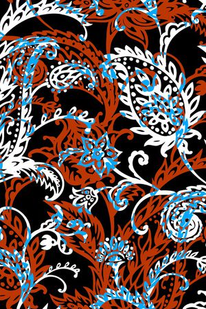 传统纹样印花华亿平台图片