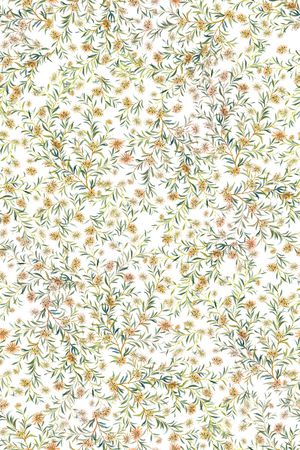 清爽底花卉印花华亿平台图片