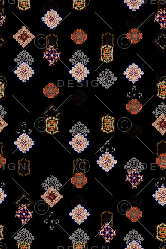 唐装印花华亿平台图片