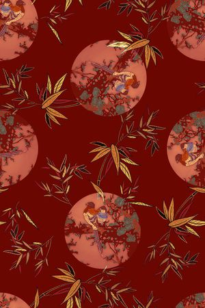 香云纱印花华亿平台图片