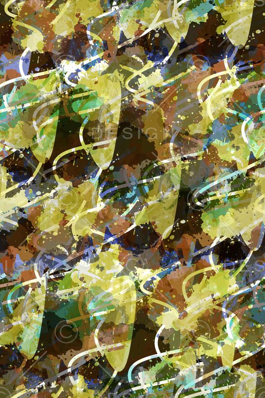 抽象男装印花华亿平台图片