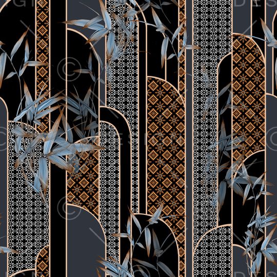 复古印花华亿平台图片