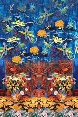 定位花印花华亿平台图片