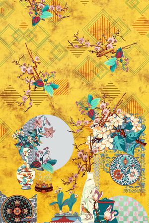 定位花印花华亿平台图片