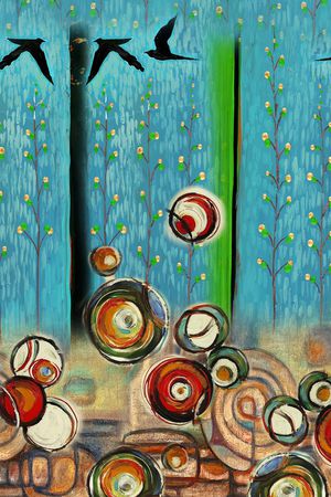 定位花印花华亿平台图片