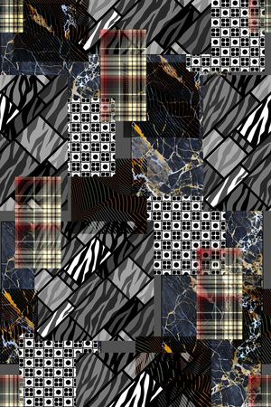 条格印花华亿平台图片