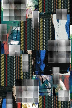 条格印花华亿平台图片