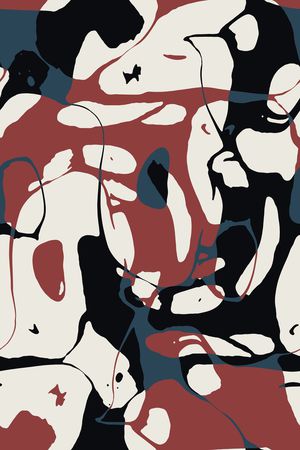 几何印花华亿平台图片